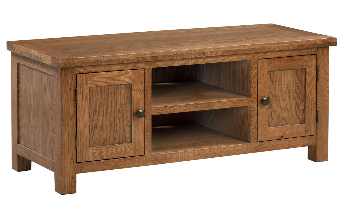 Lavenham Rustic Oak Large TV Unit