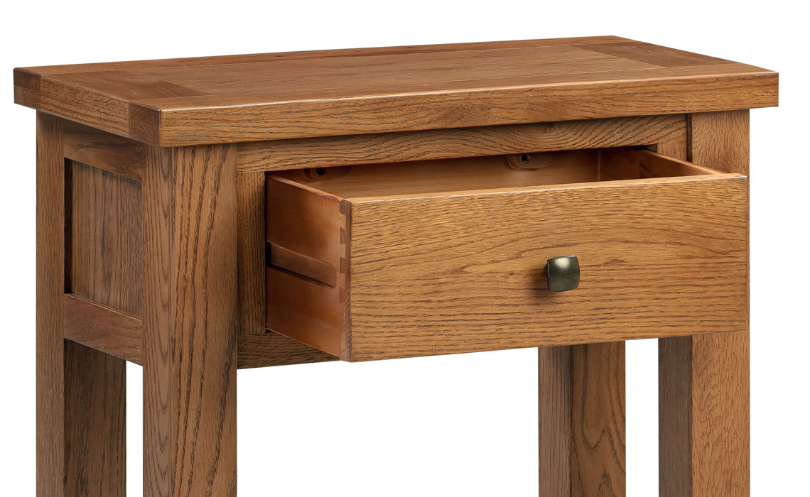 Lavenham Rustic Oak Small Console Table