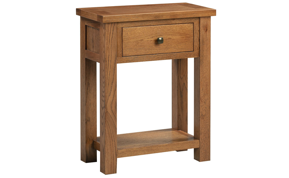 Lavenham Rustic Oak Small Console Table