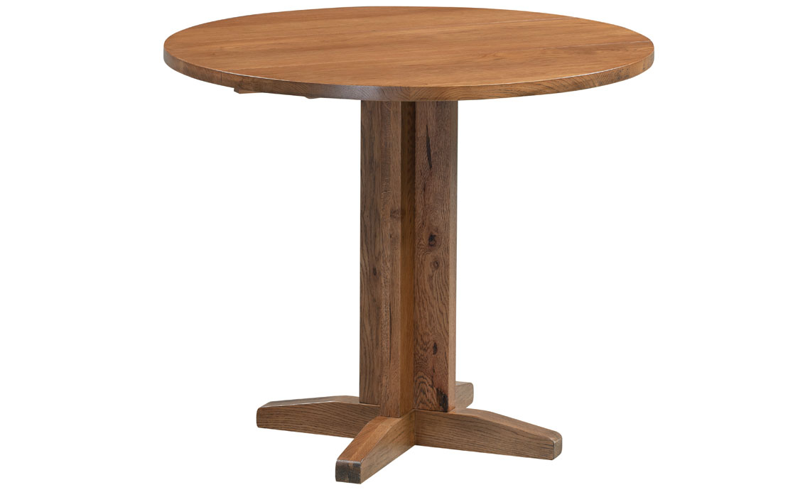 Lavenham Rustic Oak Drop Leaf Table