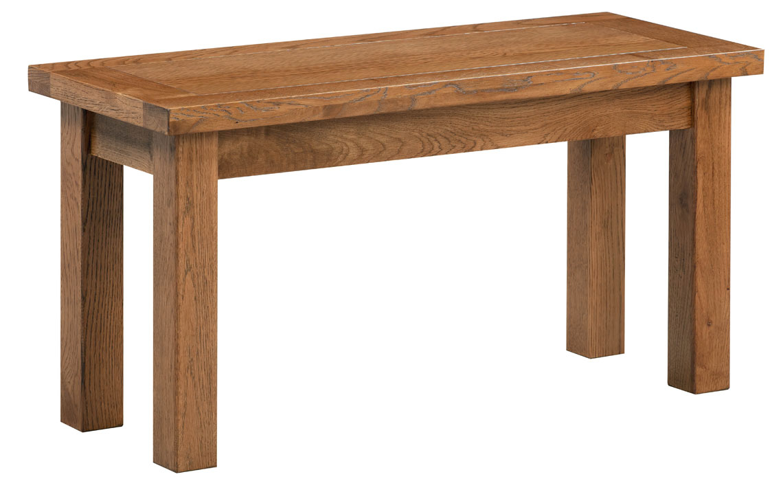 Lavenham Rustic Oak 90cm Bench 