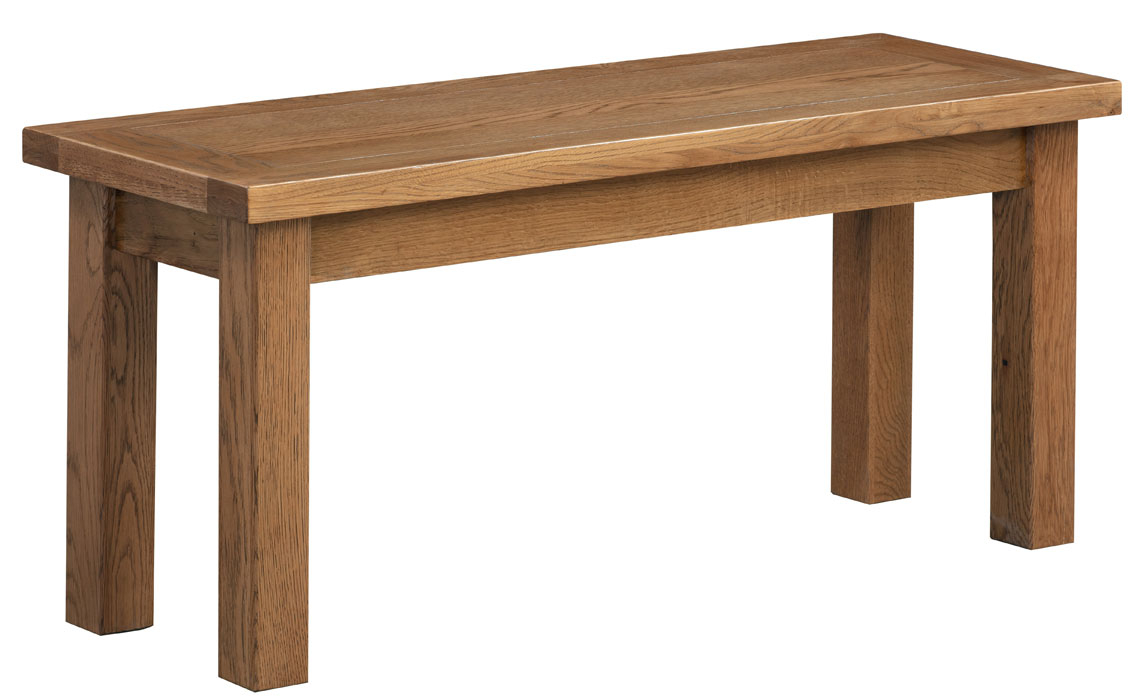 Lavenham Rustic Oak 104cm Bench 