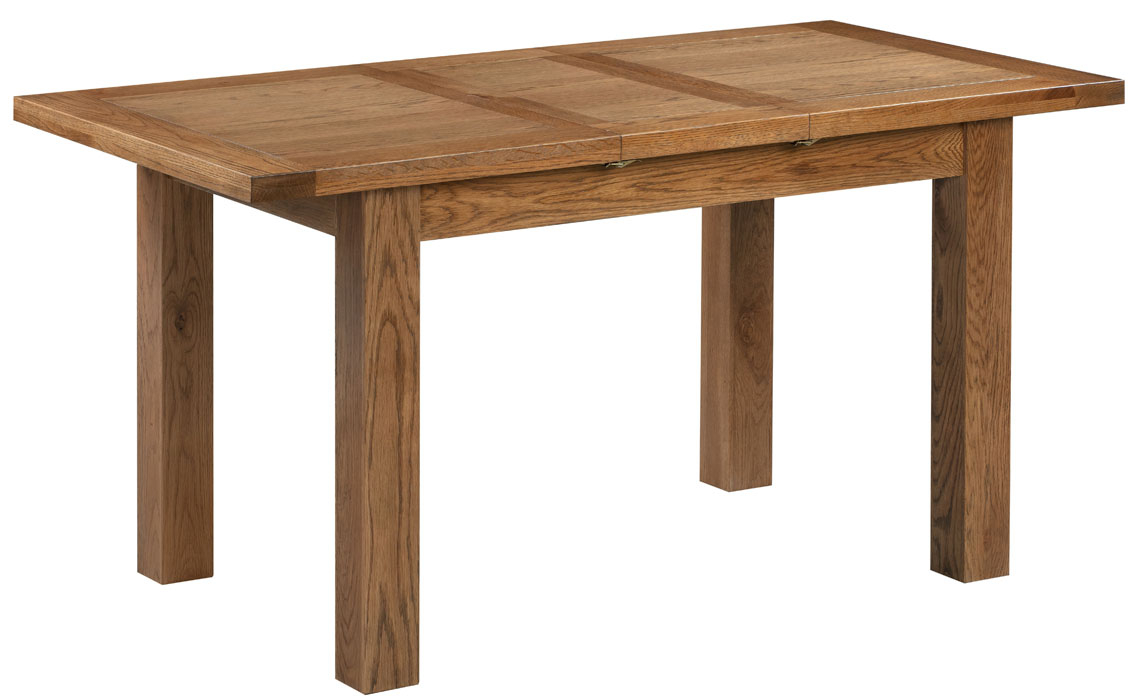 Lavenham Rustic Oak 120-153cm Extending Table
