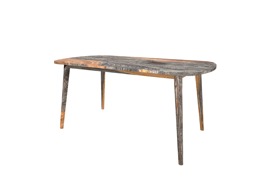 Goa Solid Sheesham 135cm Dining Table