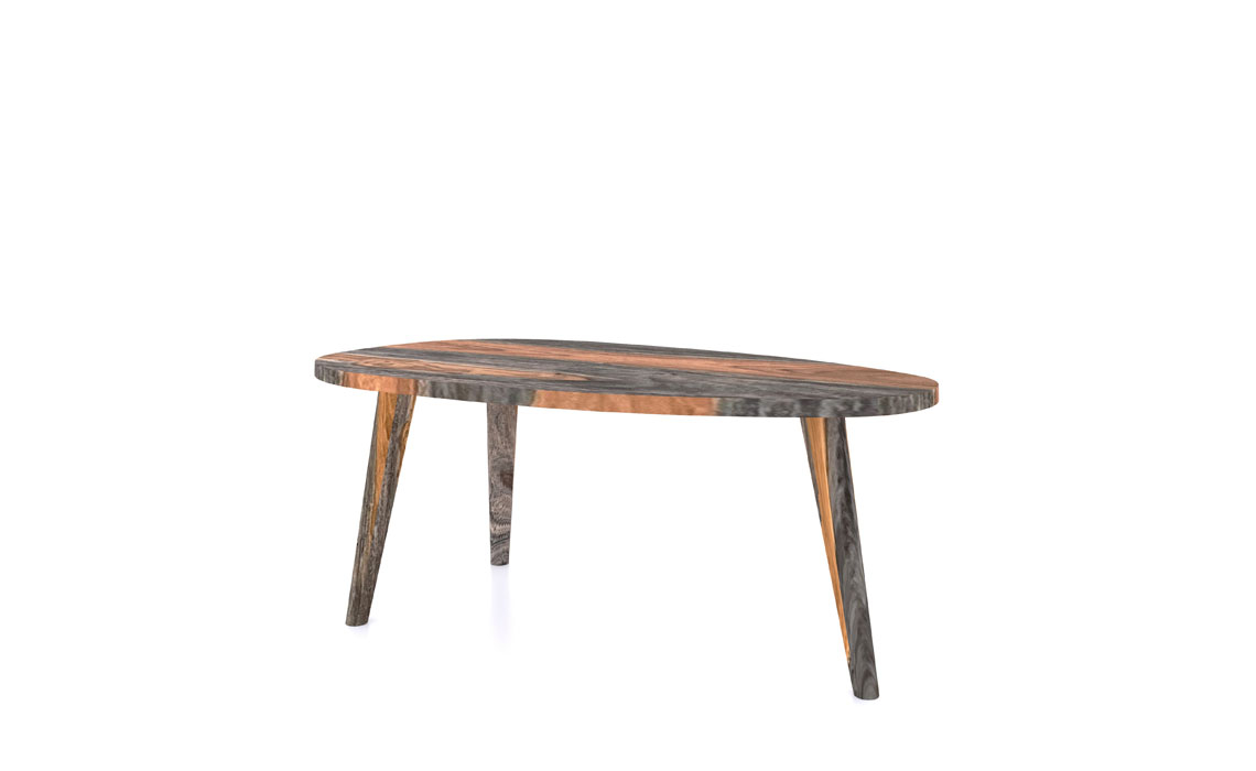 Goa Solid Sheesham Abstract Coffee Table