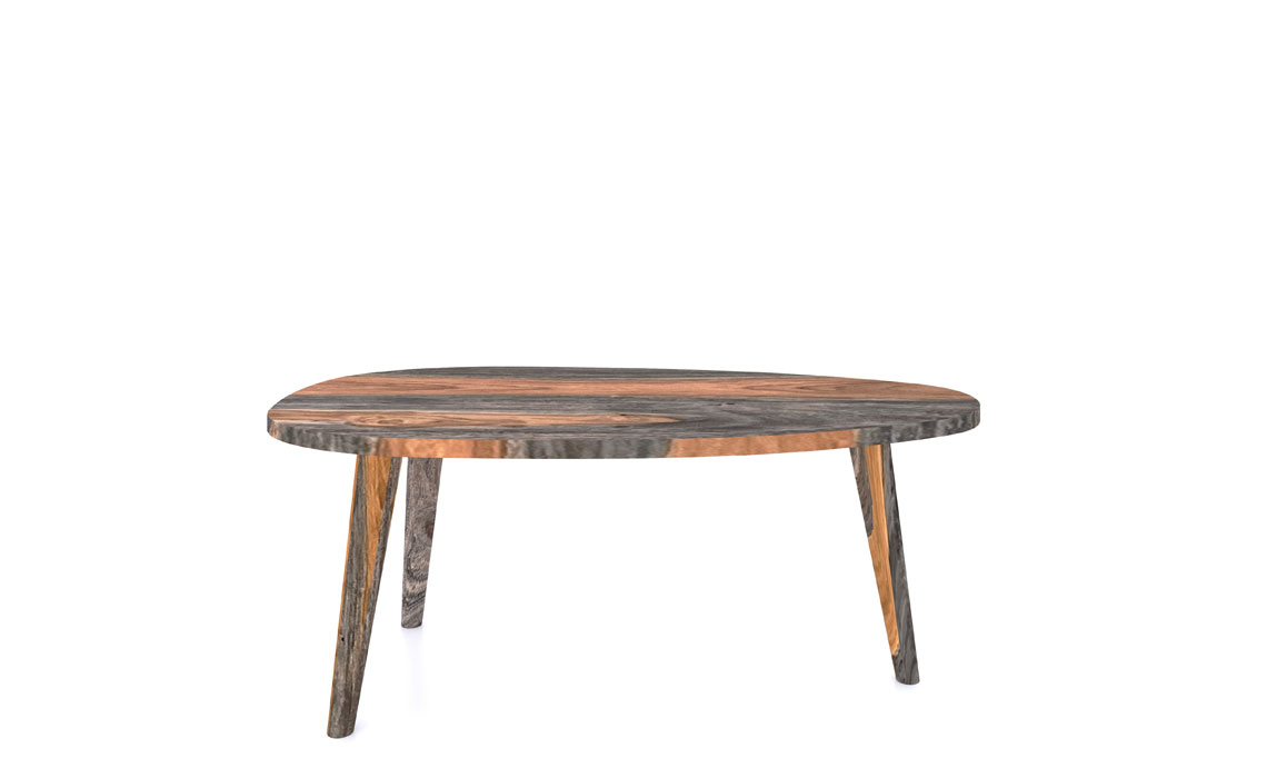 Goa Solid Sheesham Abstract Coffee Table