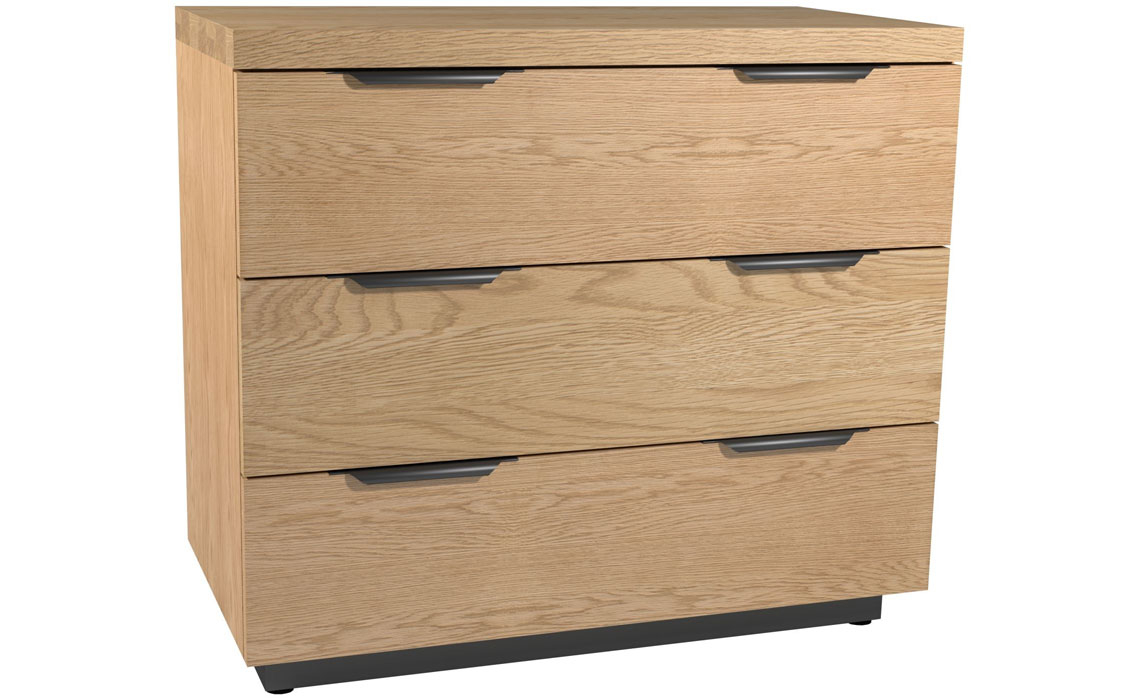 Native Oak 3 Drawer Chest