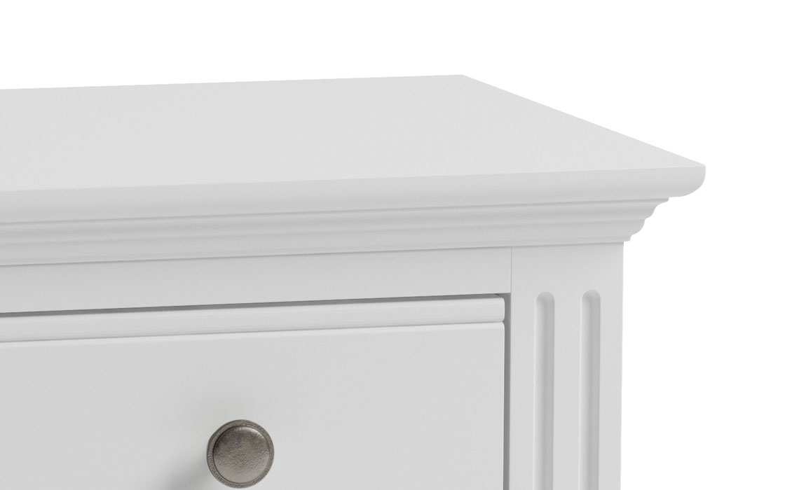 Newbridge Classic White Painted Large Bedside Cabinet