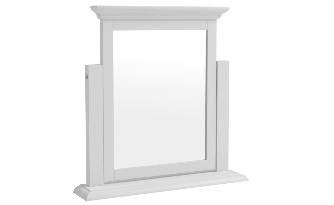 Newbridge Classic White Painted Trinket Mirror