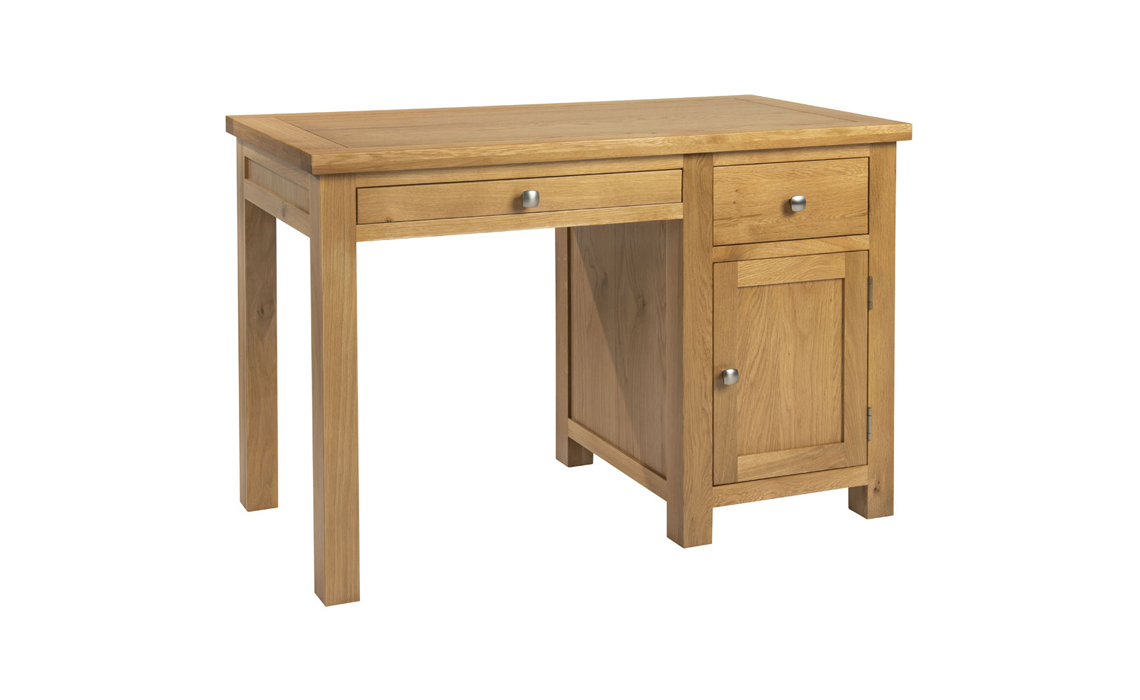 Lavenham Oak Single Pedestal Office Desk