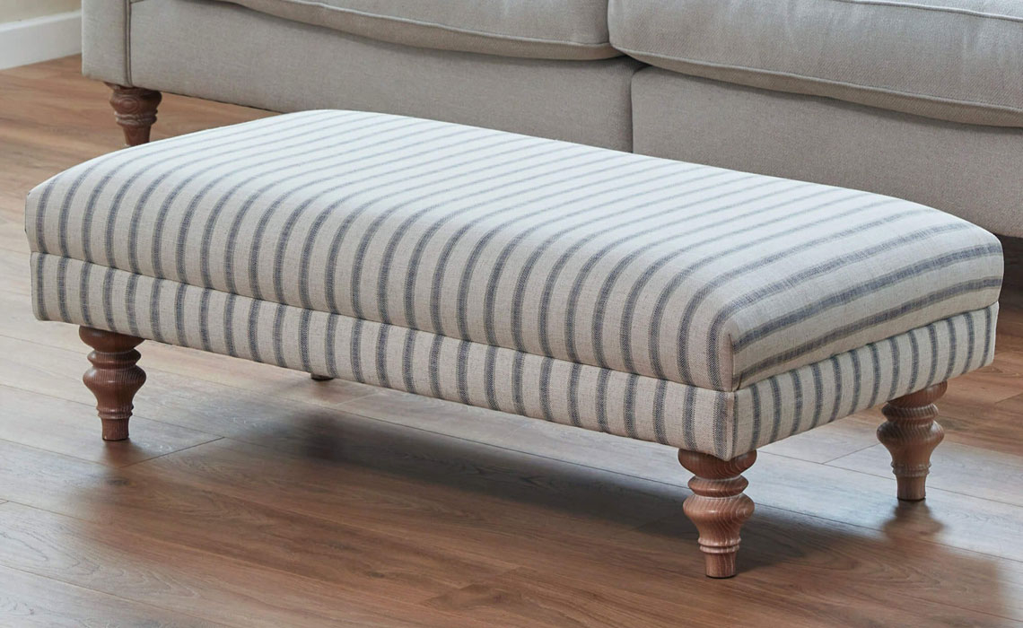 Clara Large Traditional Footstool