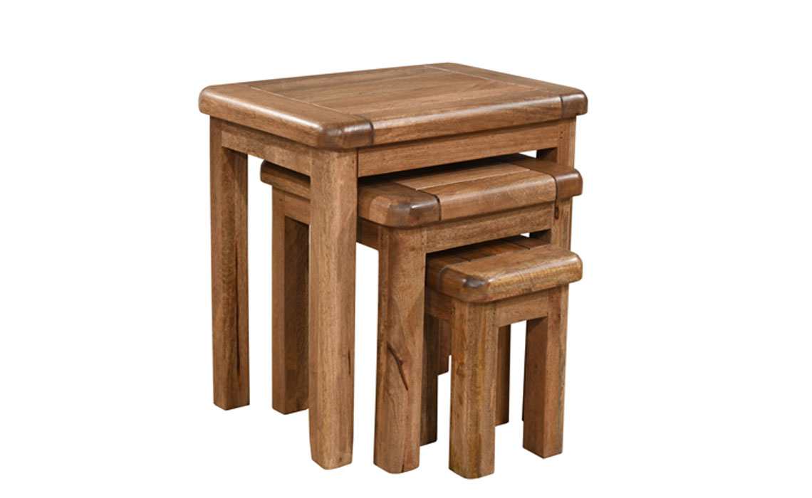 Dalbury Mango Nest of 3 Tables 