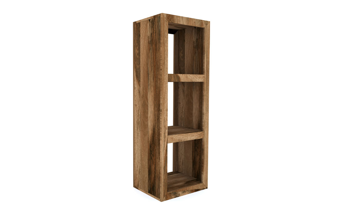 Bali Solid Mango 3 Hole Storage Unit