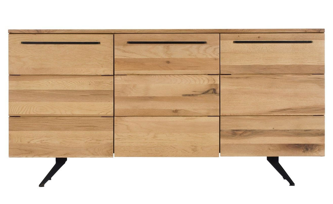 Soho House Oak 3 Door Sideboard