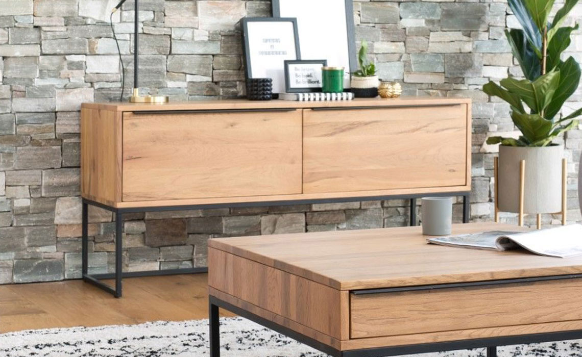 Soho House Oak 2 Drawer Console Table (while stock last)
