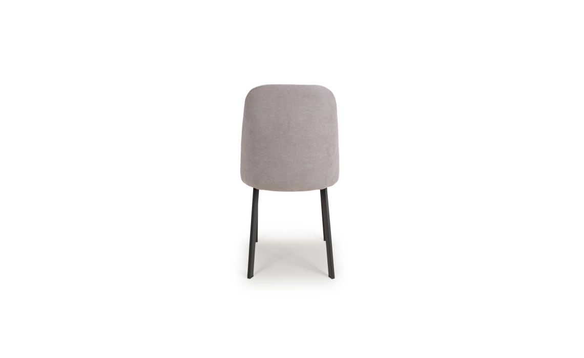 Vanya Linen Effect Light Grey Dining Chair