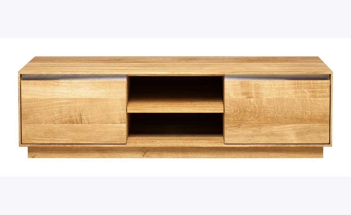 Aurora Solid European Oak TV Unit Small