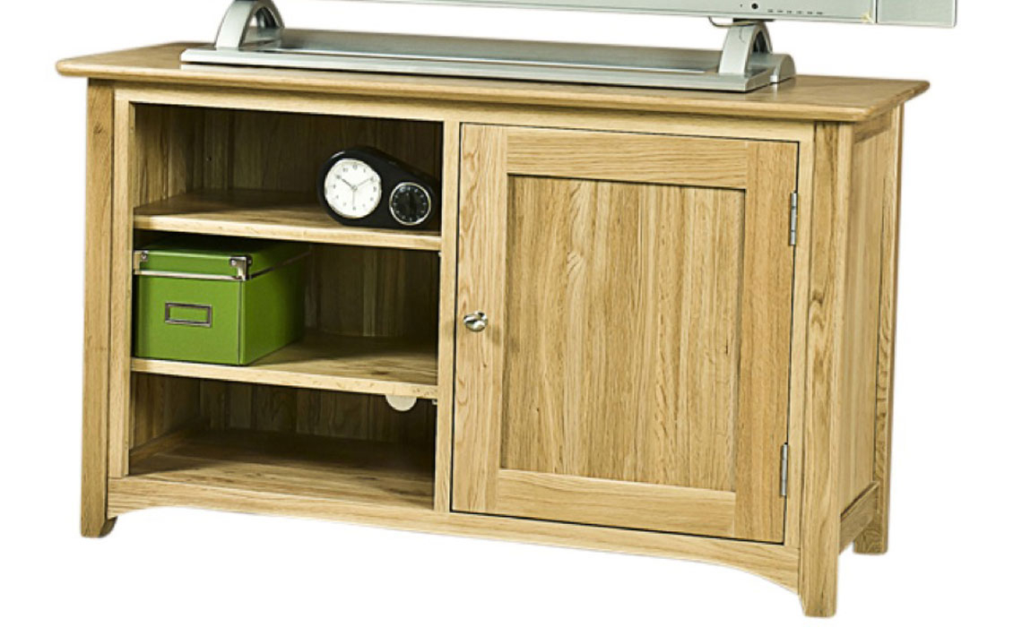 Falkenham Solid Oak Small TV Unit