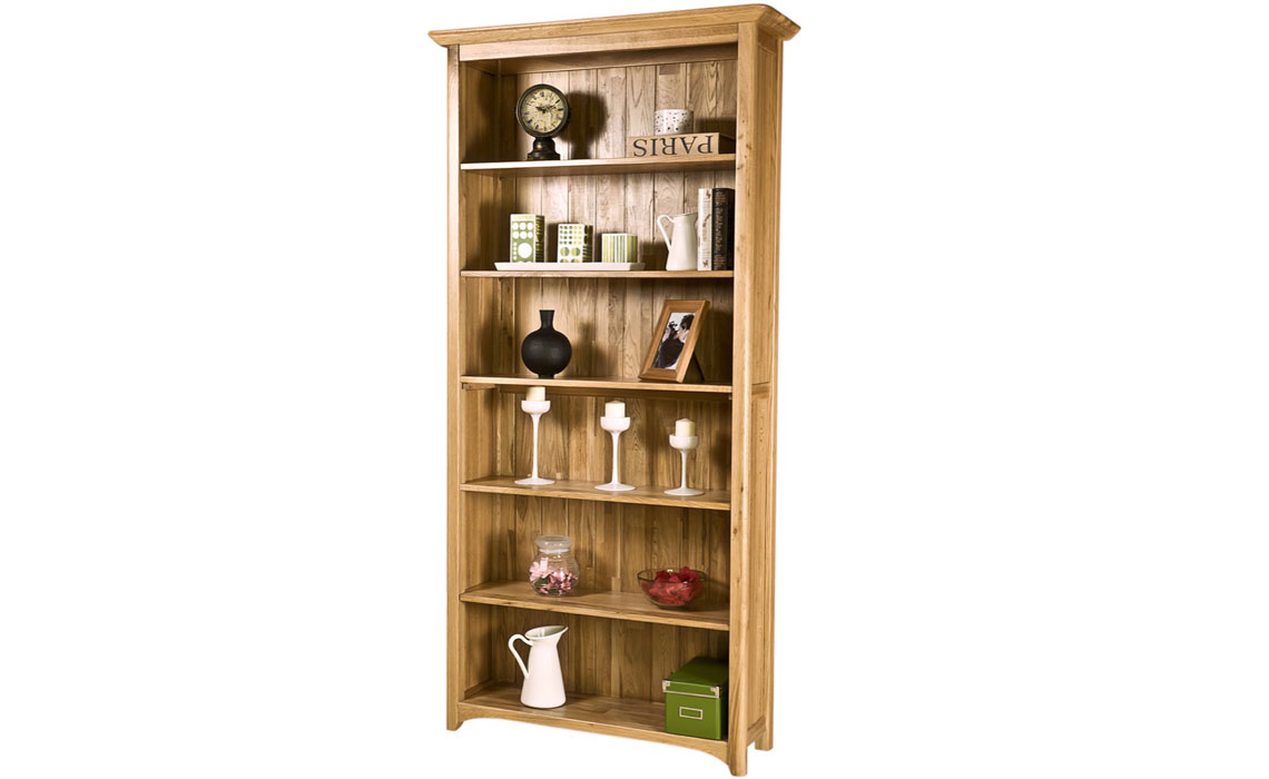 Falkenham Solid Oak 6ft Bookcase