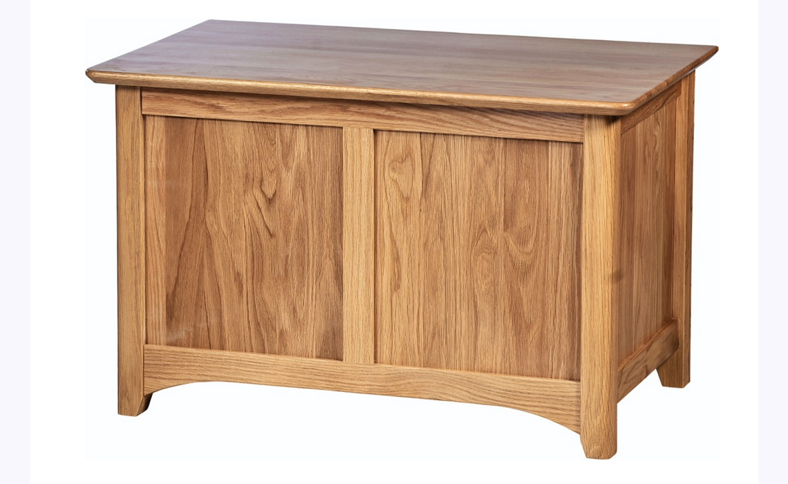 Falkenham Solid Oak Small Blanket Box