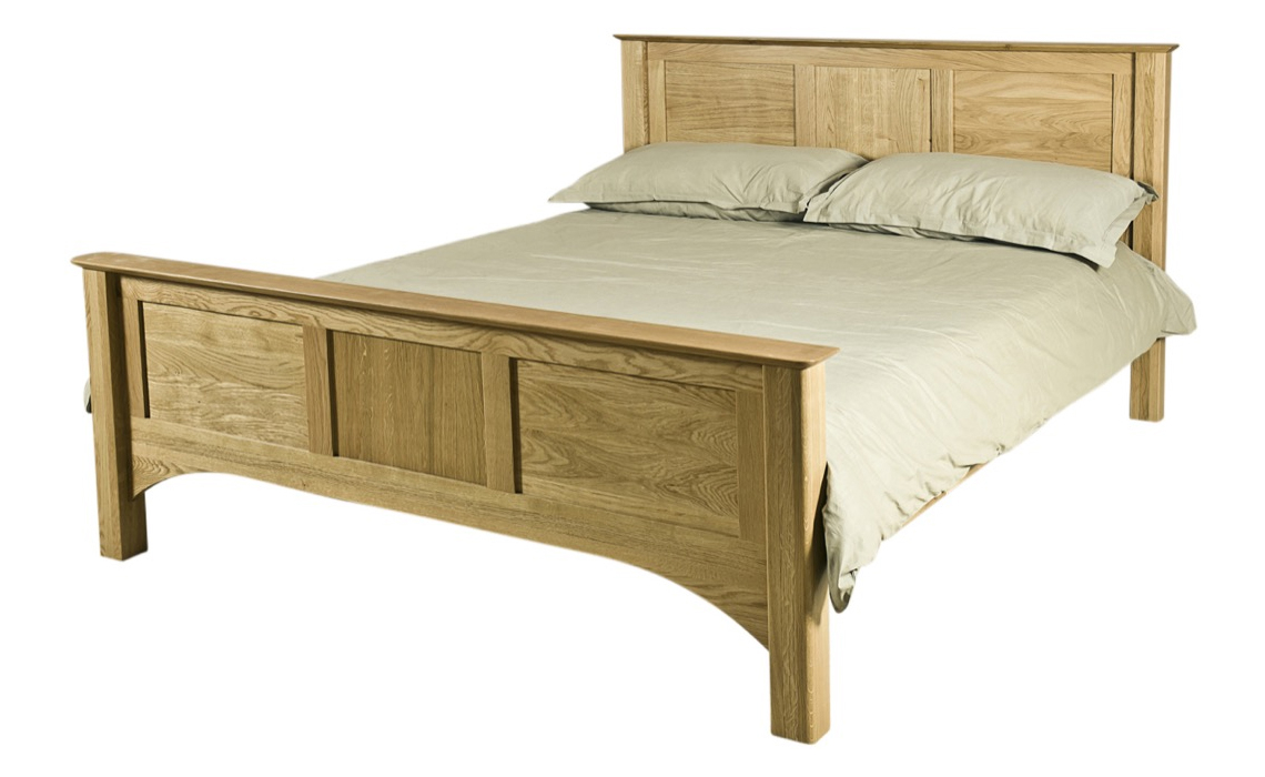 Falkenham Solid Oak 3ft High Foot End Bed