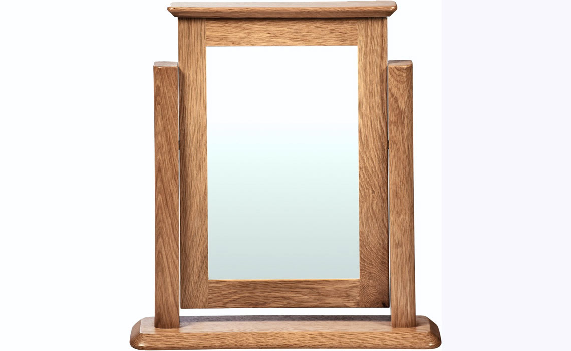 Falkenham Solid Oak Single Dressing Table Mirror