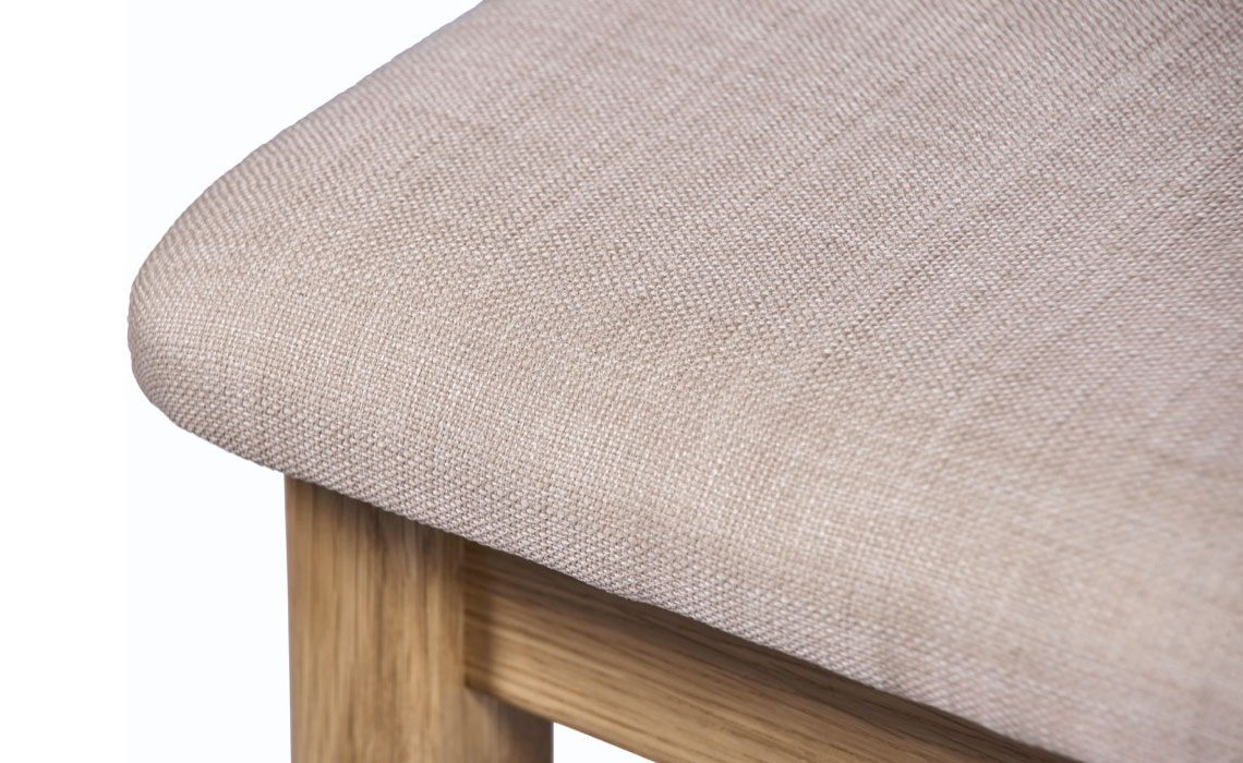 Falkenham Solid Oak Dressing Table Stool