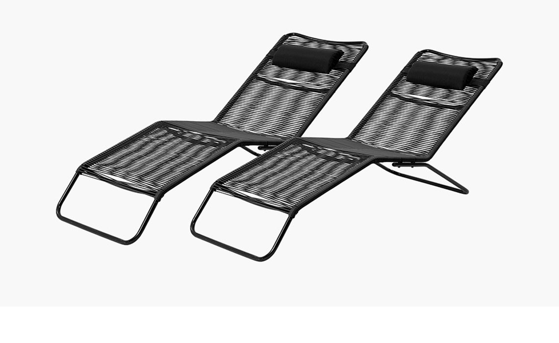 Rio Set of 2 Sun Loungers  (ONLINE ONLY)