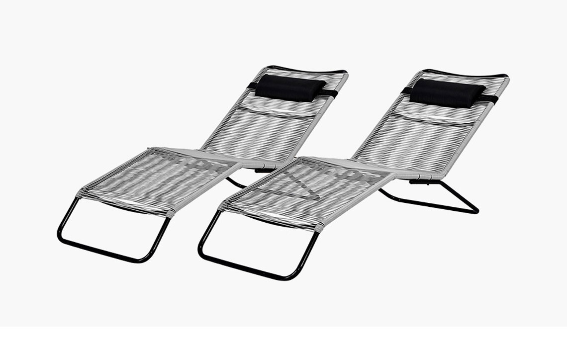 Rio Set of 2 Sun Loungers  (ONLINE ONLY)