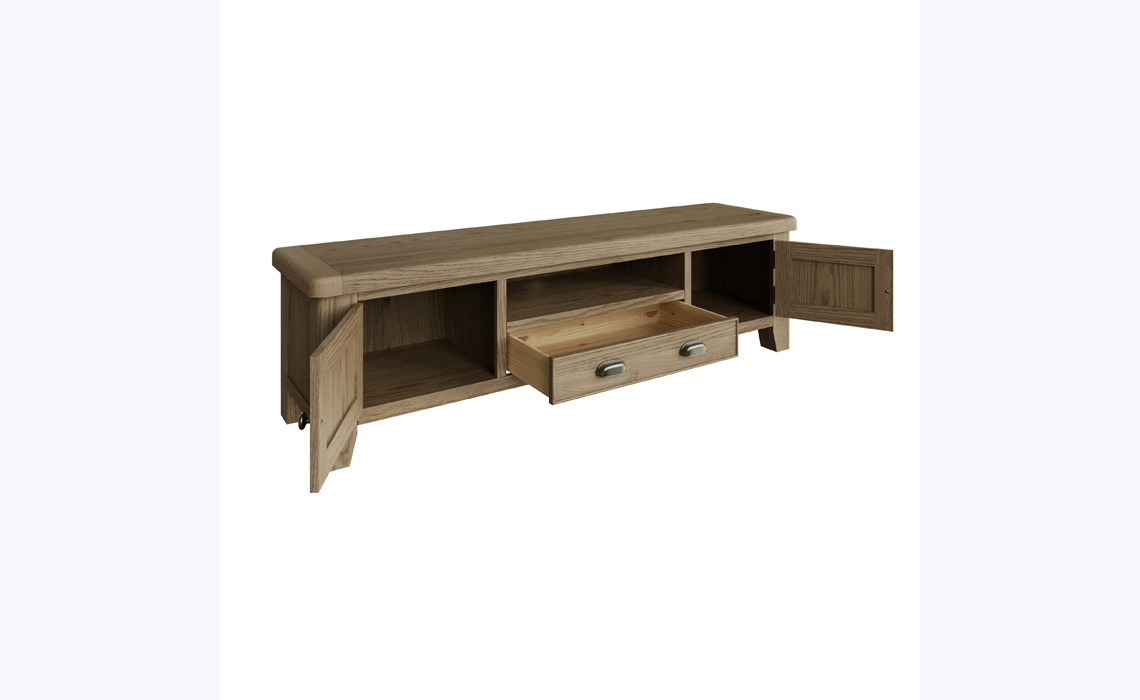 Ambassador Oak Extra Large TV Unit