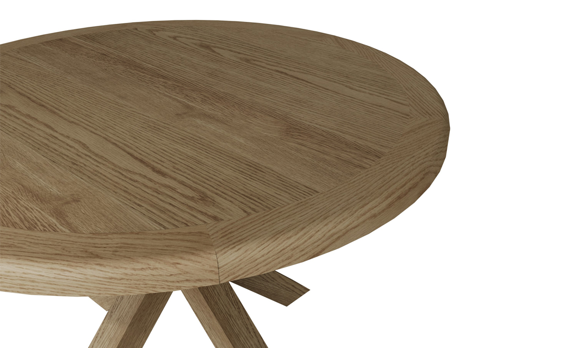 Ambassador Oak Round 120cm Dining Table