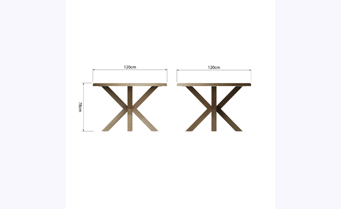 Ambassador Oak Round 150cm Dining Table