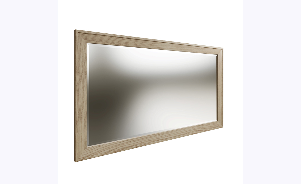 Ambassador Oak Large Wall Mirror