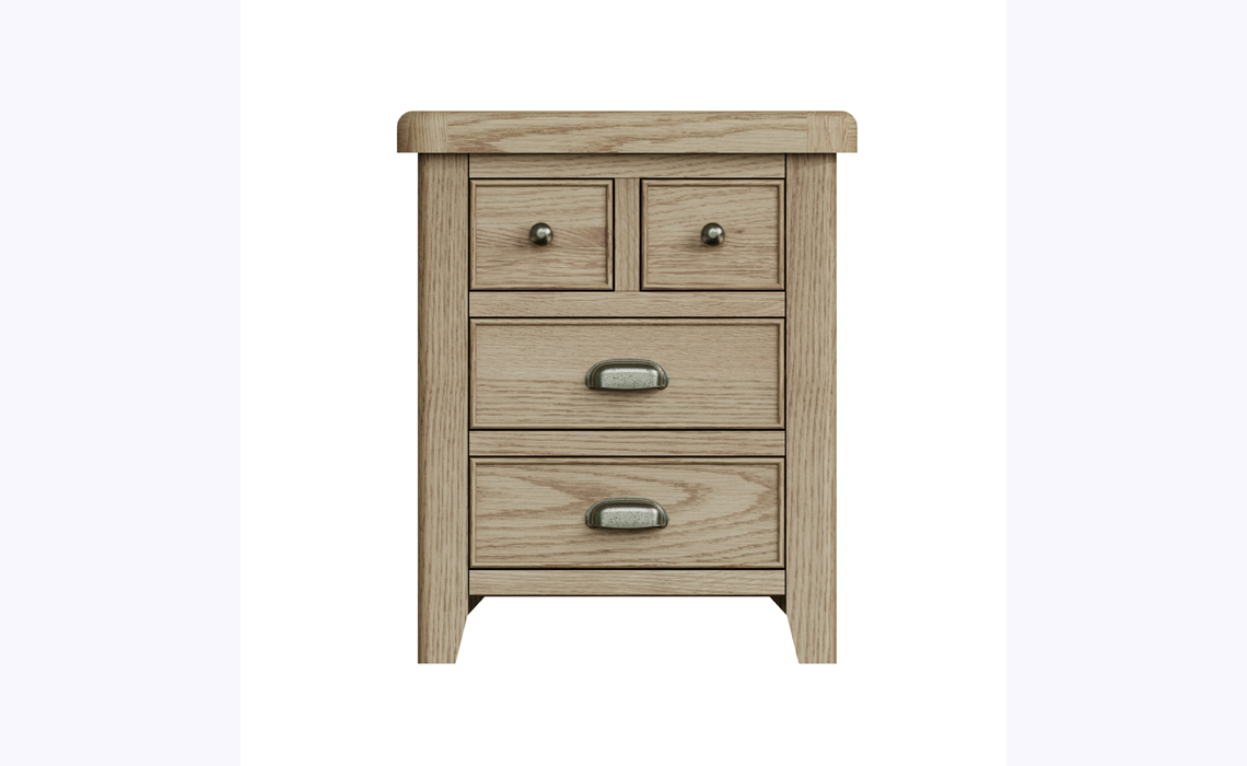 Ambassador Oak Extra Large Bedside Cabinet