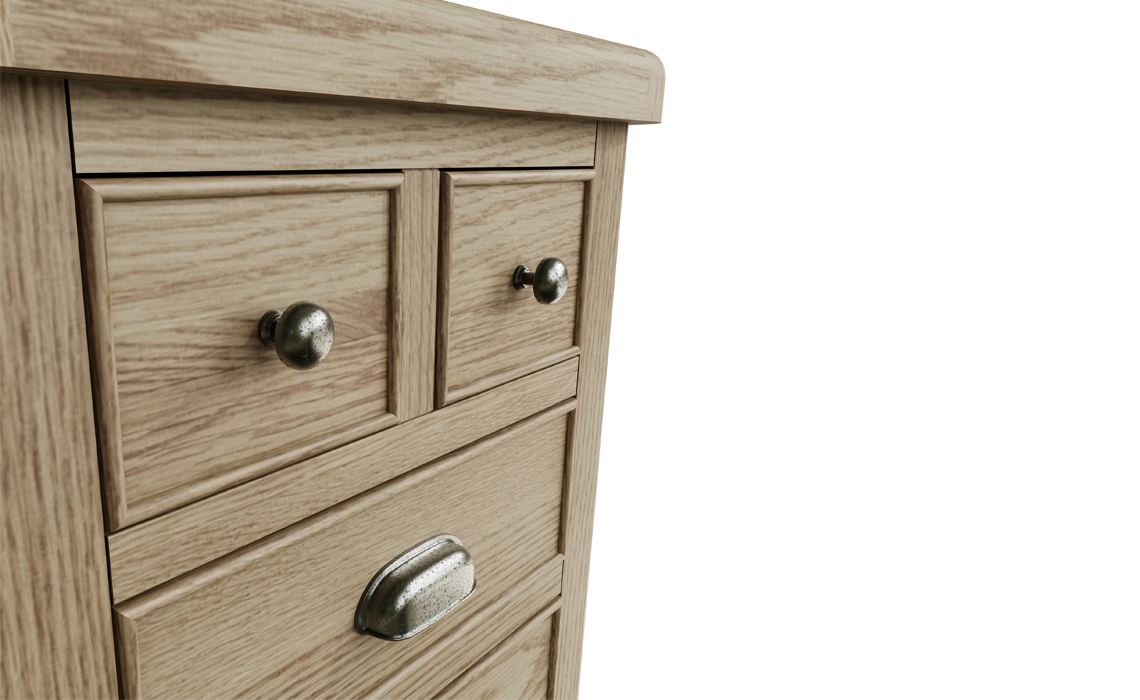 Ambassador Oak Extra Large Bedside Cabinet