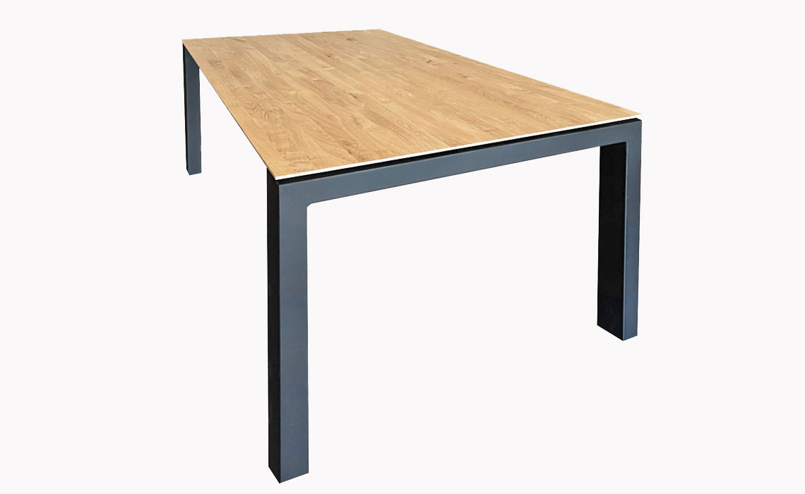 Phoenix Dining Table Anthracite Leg 180 x 90cm