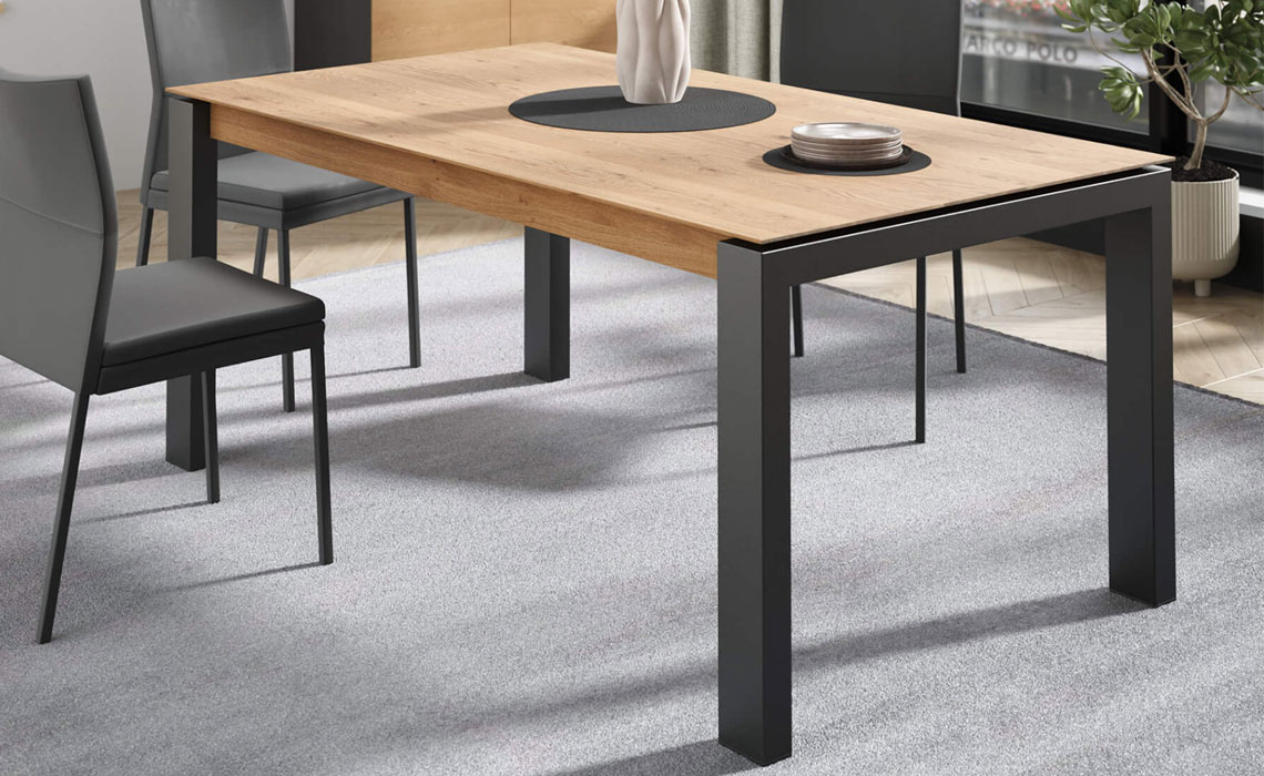 Phoenix Dining Table Anthracite Leg 220 x 100cm