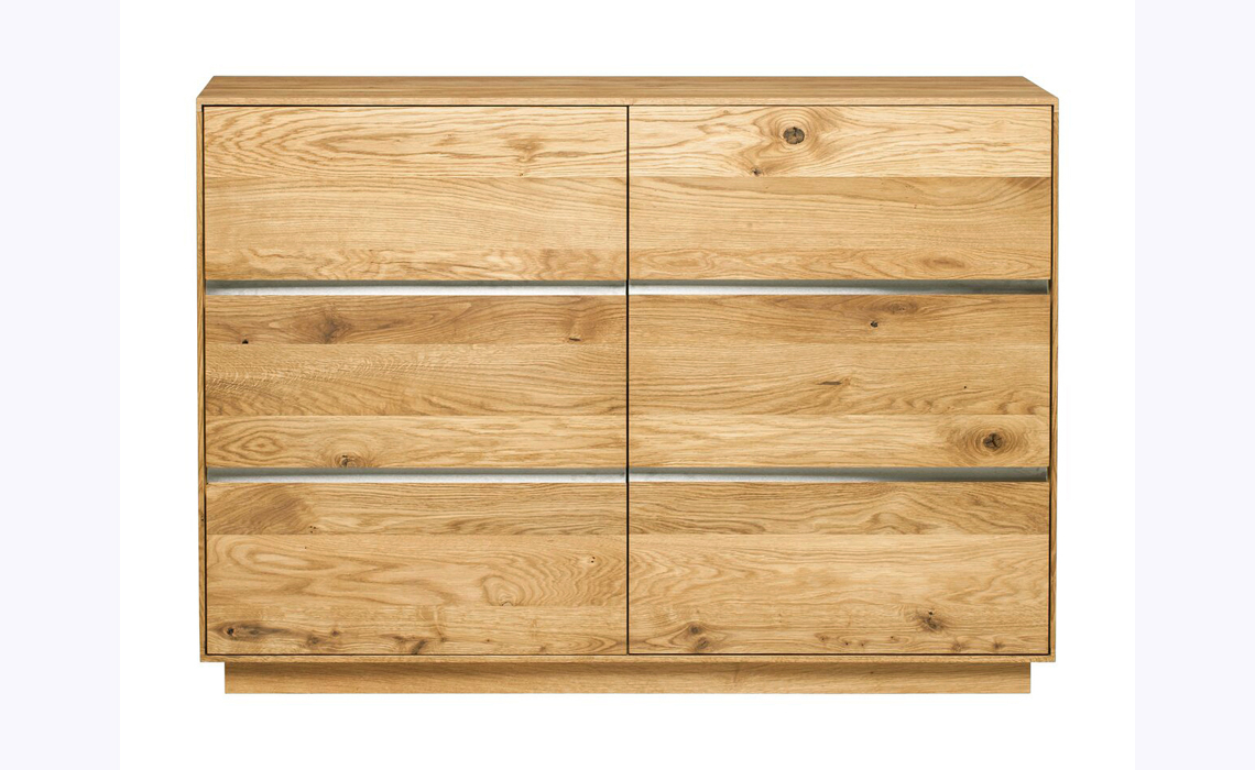 Aurora Solid Oak European 2 Door Sideboard