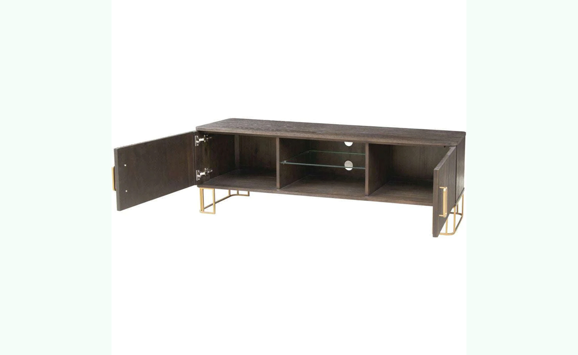 Esme Retro TV Unit Hardwood Metal Beds Mattresses Sofas