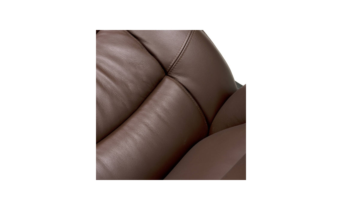 Regent Executive Leather Faced Brown Office Chair