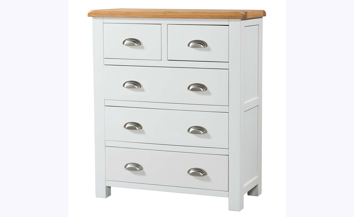 Amersham White Painted 2 Over 2 Chest Of Drawers