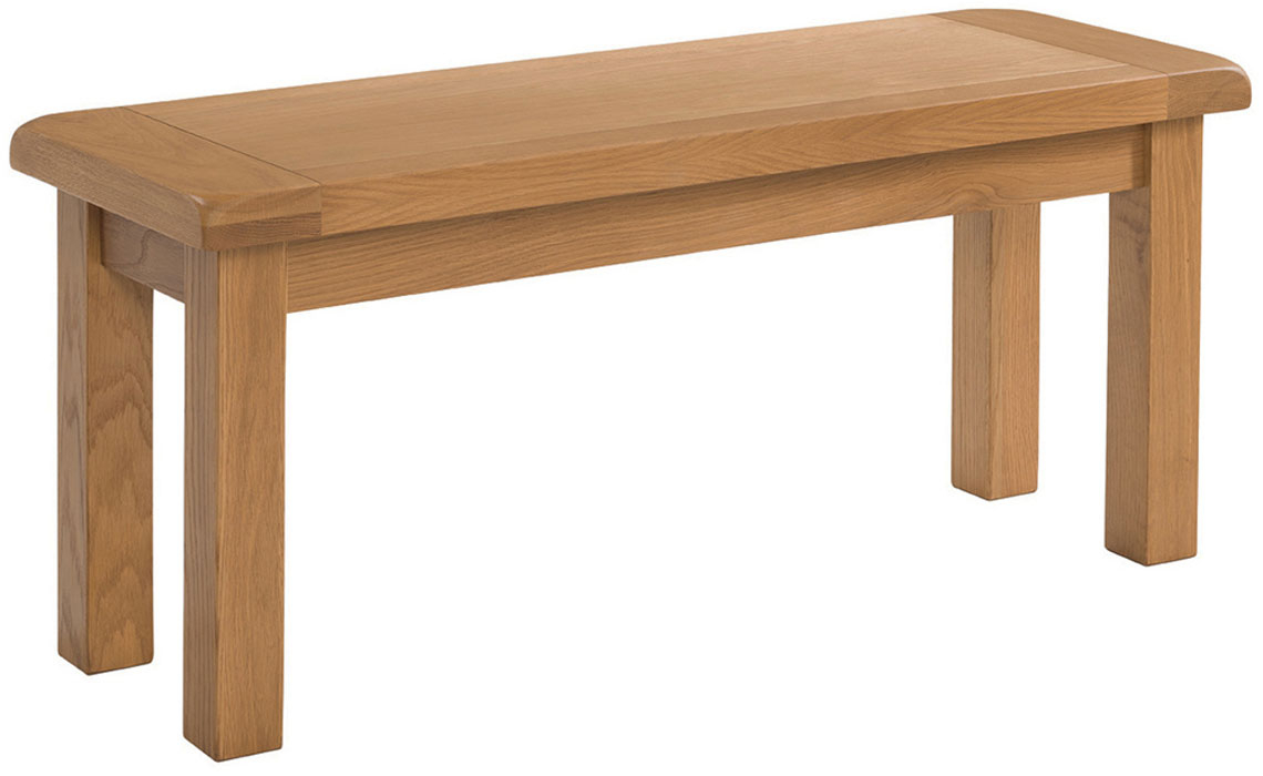 Newborne Oak 90cm Bench