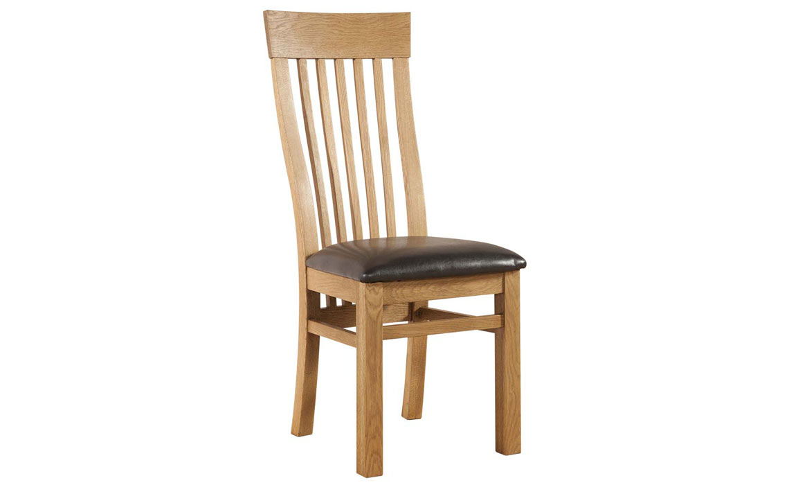 Newborne Oak Curved Back Dining Chair
