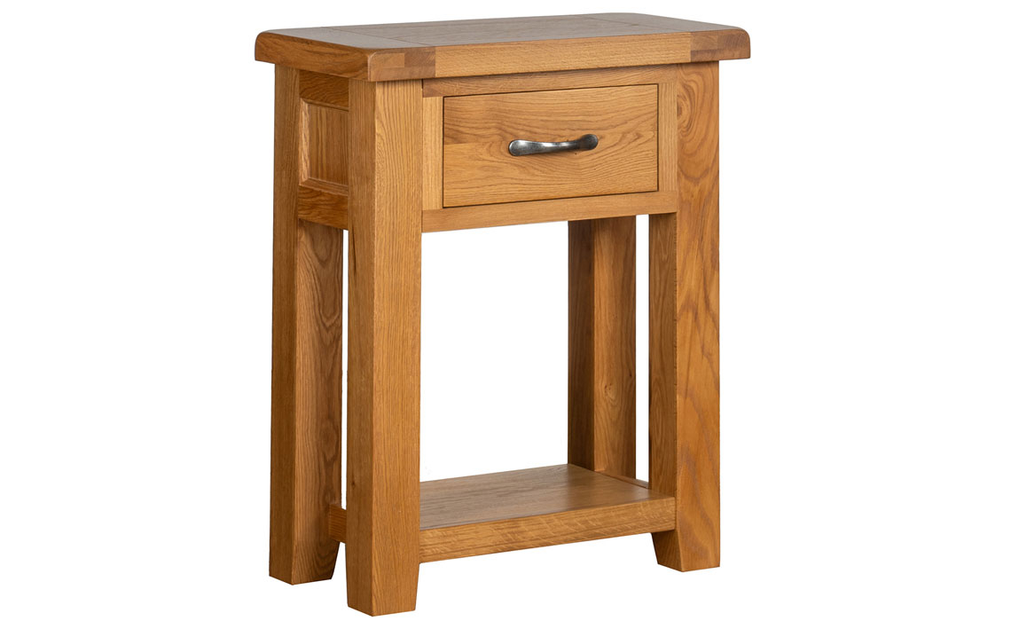 Newborne Oak 1 Drawer Console Table