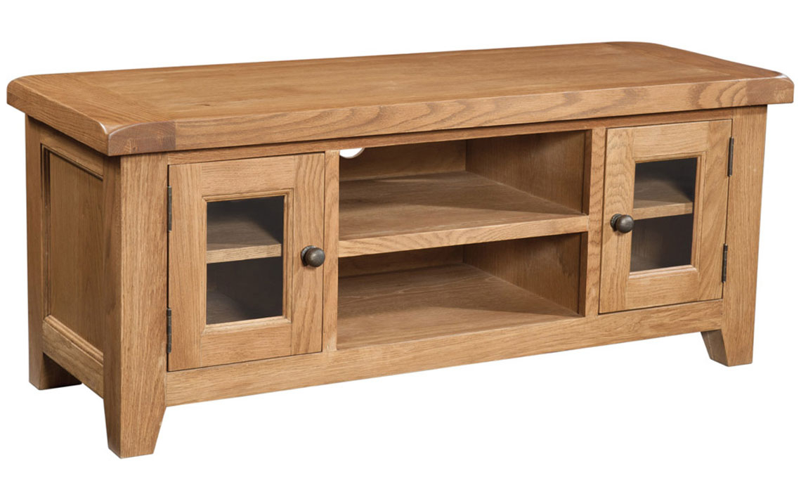 Newborne Oak Large TV Unit