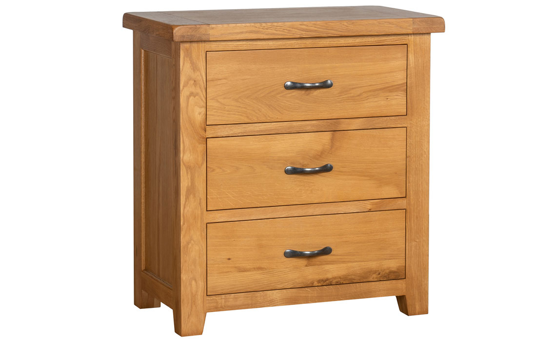 Newborne Oak 3 Drawer Chest