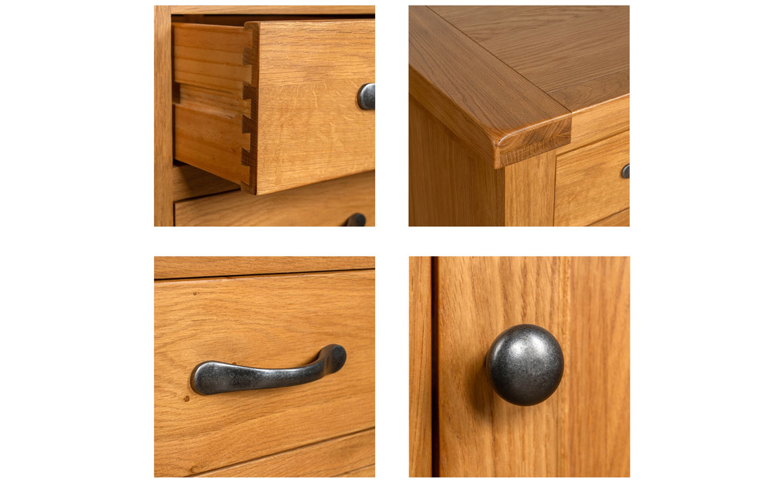 Newborne Oak 2 Over 4 Chest