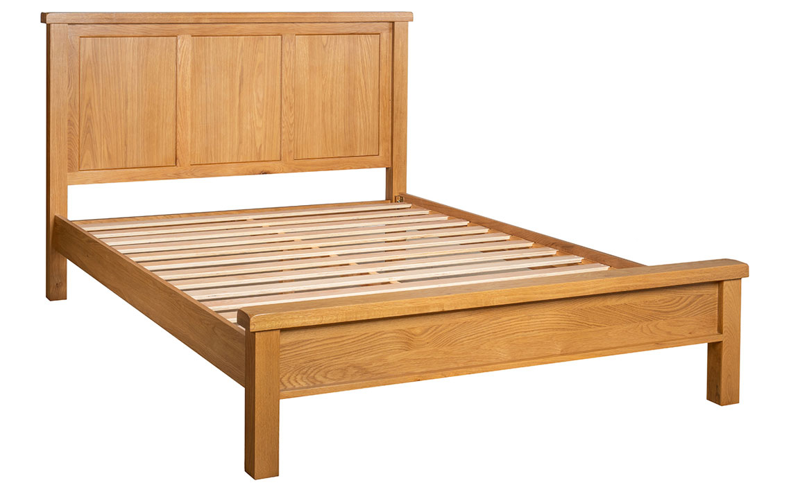 Newborne Oak Low End Bed Frame - 2 Sizes