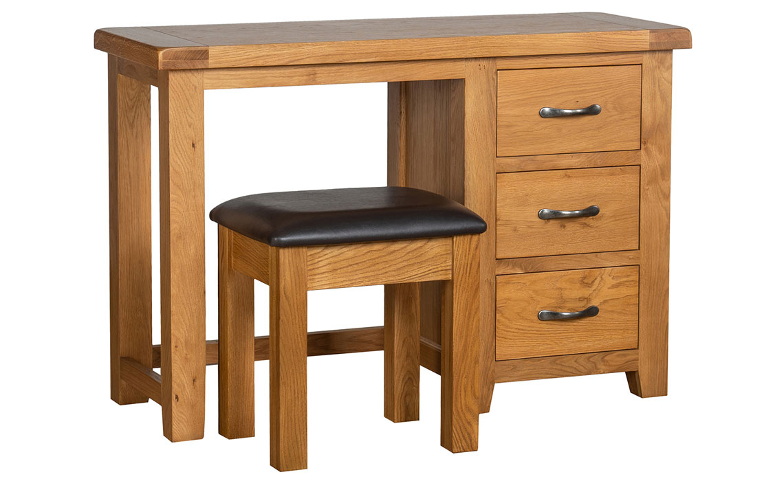 Newborne Oak Dressing Table & Stool