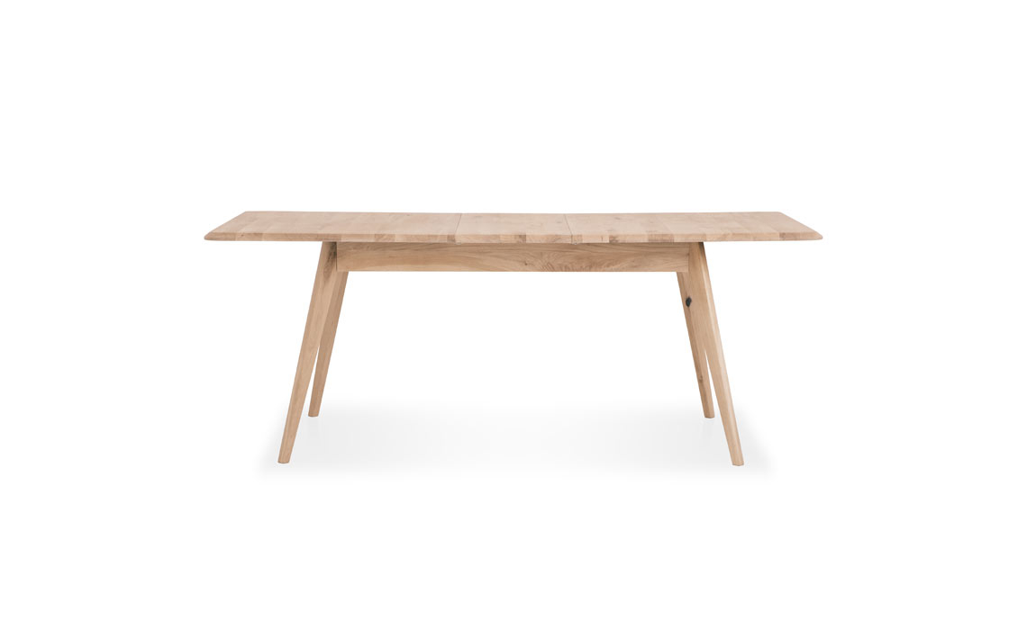 Oxford Solid Oak 160-200cm Extending Dining Table